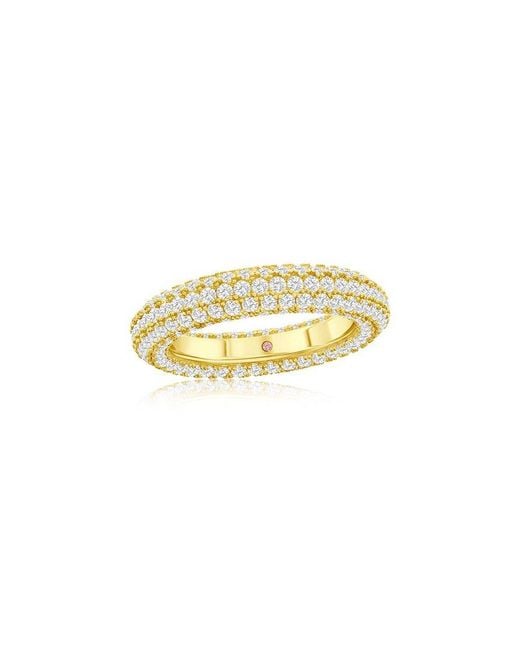 Suzy Levian CZ Jewelry White Suzy Levian Cz Eternity Ring