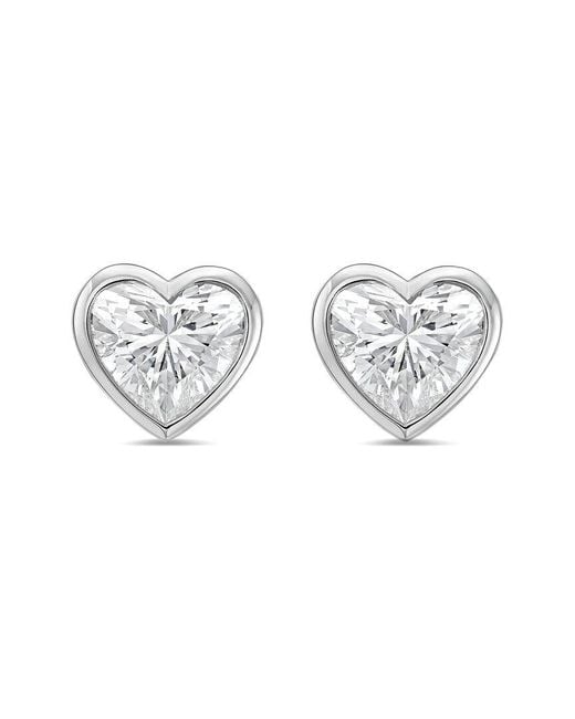 Diana M White Diana M. 14K 2.00 Ct. Tw. Lab-Grown Diamond Stud Earrings