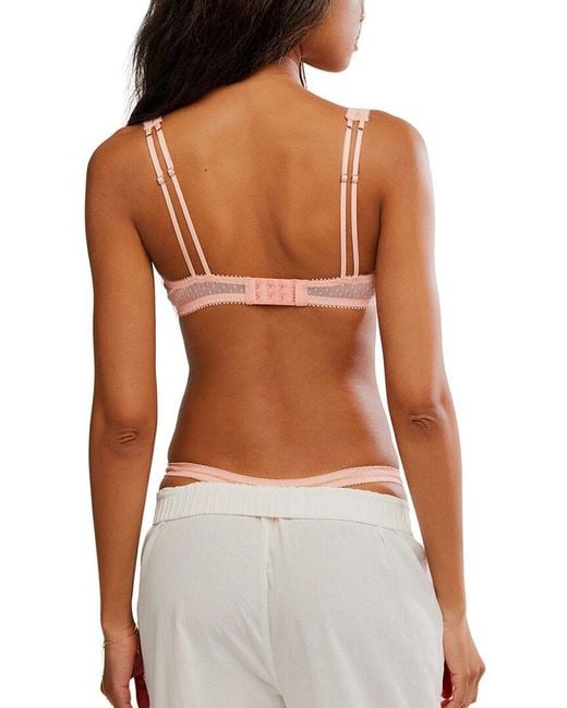 Free People Brown Fiona Demi Underwire Bra