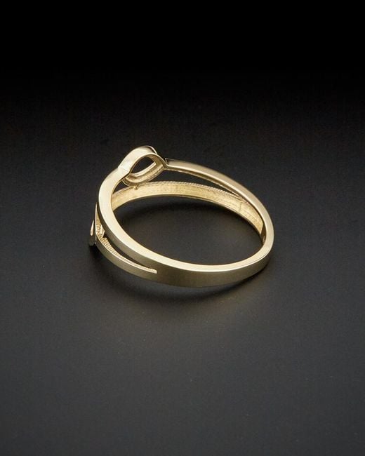Italian Gold Black 14k Double Marquise Ring