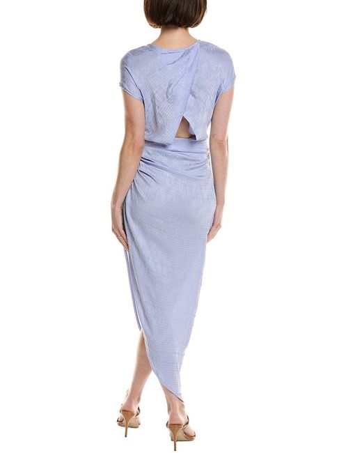 Astr Blue Rialto Midi Dress