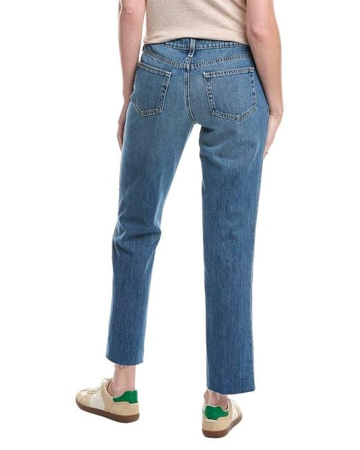 L'Agence Blue Milana Low-Rise Stovepipe Brentwood Jean
