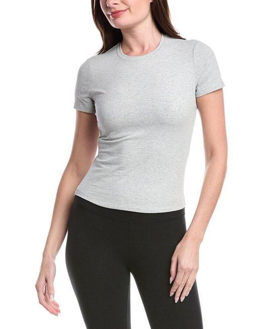 Sweaty Betty Gray Essential Sculpt T-Shirt