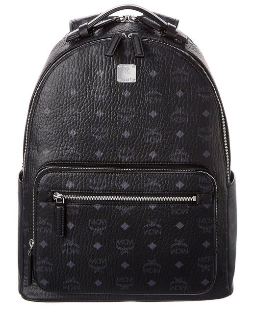 MCM Synthetic Stark 40 Visetos Backpack in Black | Lyst Canada