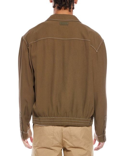 Jonathan Simkhai Brown Keith Shirt Jacket for men