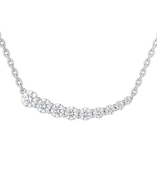 Jewels by Viomo White 14K 0.75 Ct. Tw. Diamond Bar Pendant