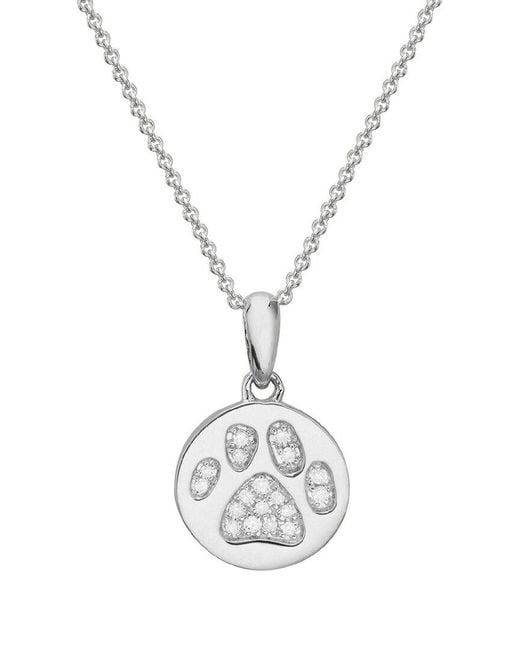 Diamond Select Cuts White 14k Diamond .06 Ct. Pendant Necklace