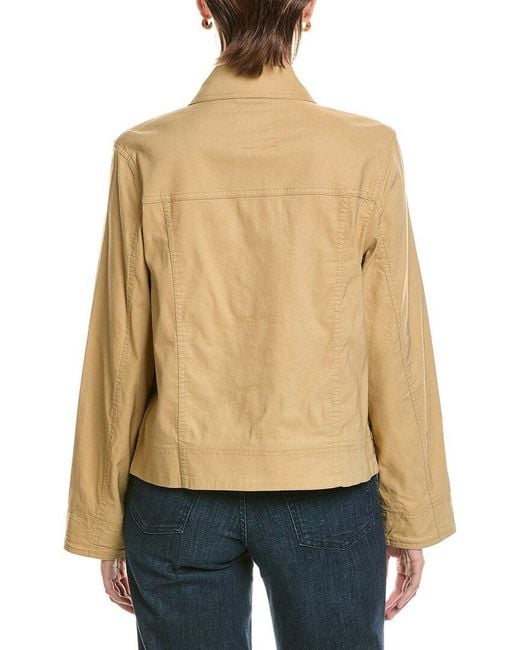 Tommy Bahama Natural Seaside Linen-Blend Crop Coat
