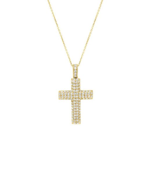 H.J. Namdar Metallic 14K 0.30 Ct. Tw. Diamond Pave Necklace