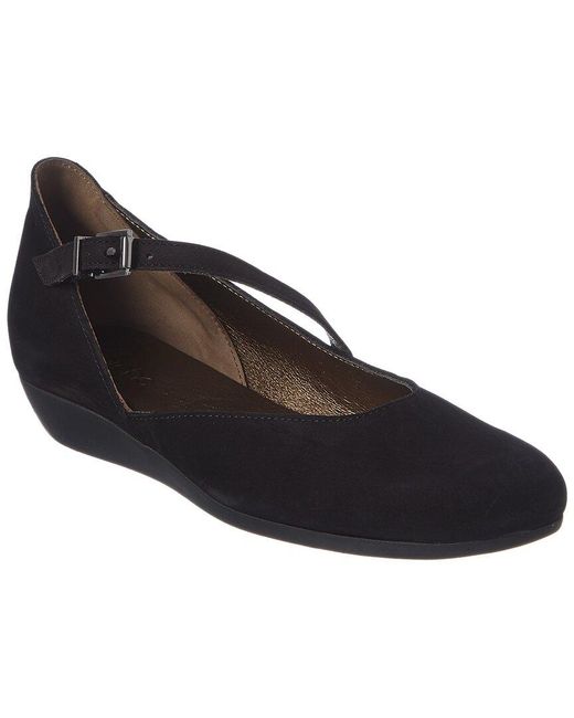 Arche Black Onylis Leather Flat