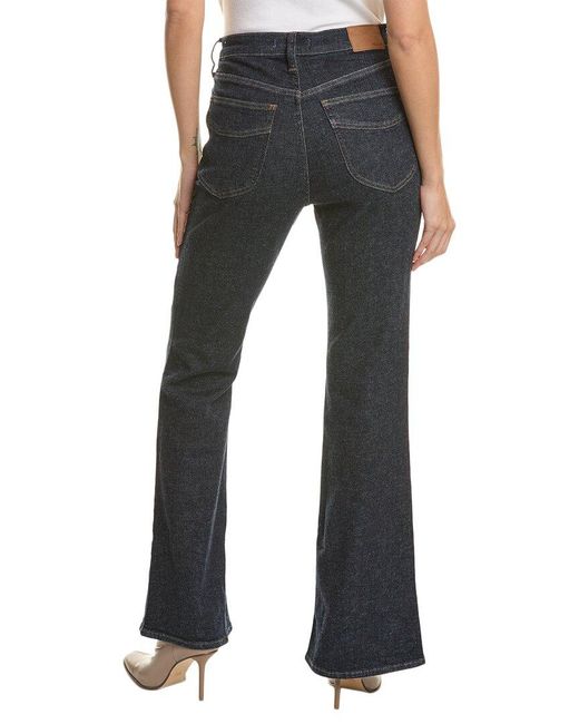 Madewell Black Perfect Vintage Wrenford Wash Flare Jean