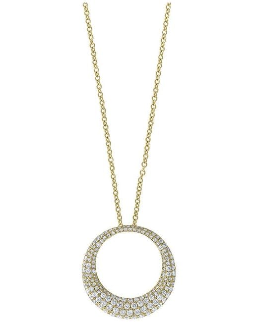 Effy Fine Jewelry Metallic 14K 1.00 Ct. Tw. Diamond Necklace