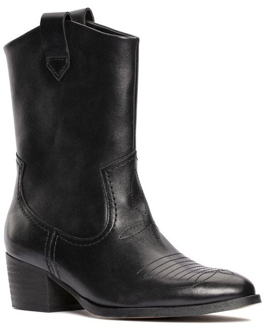 Clarks Black Octavia Up Leather Bootie
