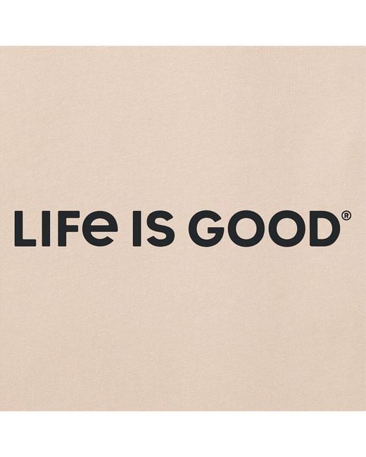 Life Is Good. Natural Crusher Tee