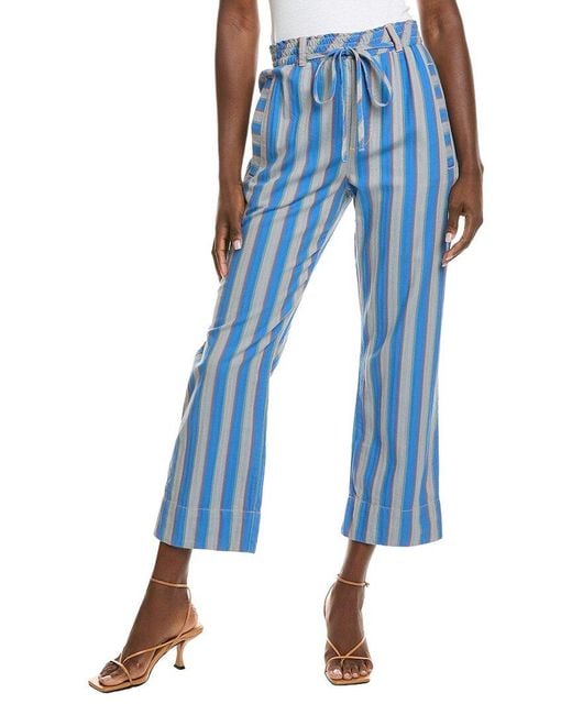 Free People Blue Marielle Pull-On Trouser