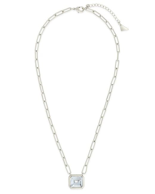 Sterling Forever Multicolor Plated 10Mm Pearl Camille Bezel Necklace
