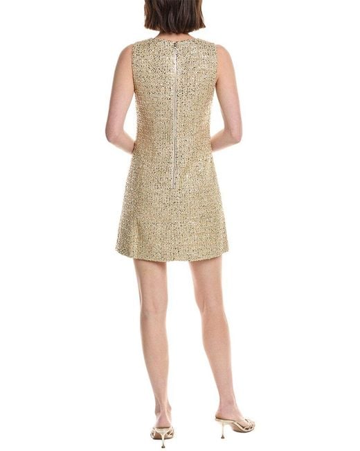 Alice + Olivia Natural Cade Shift Dress
