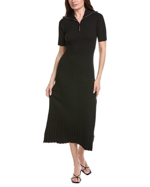 ANNA KAY Black Lory Polo Dress