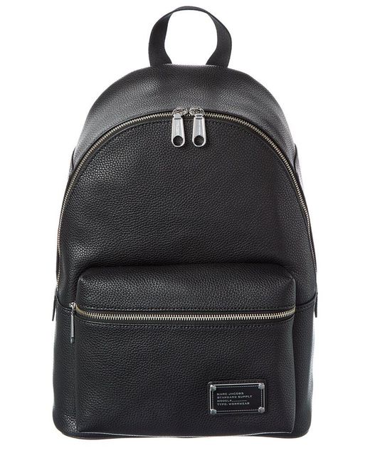 Marc Jacobs Black Leather Backpack
