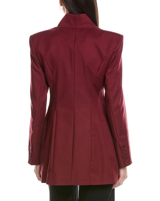 WeWoreWhat Red Hourglass Blazer