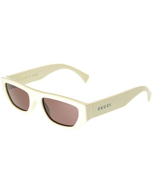 Gucci 53mm top rectangle sunglasses