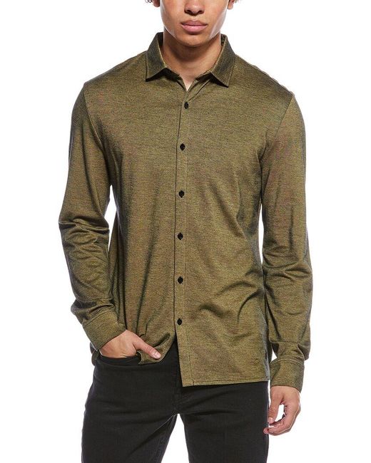 Vilebrequin Green Pique Shirt for men