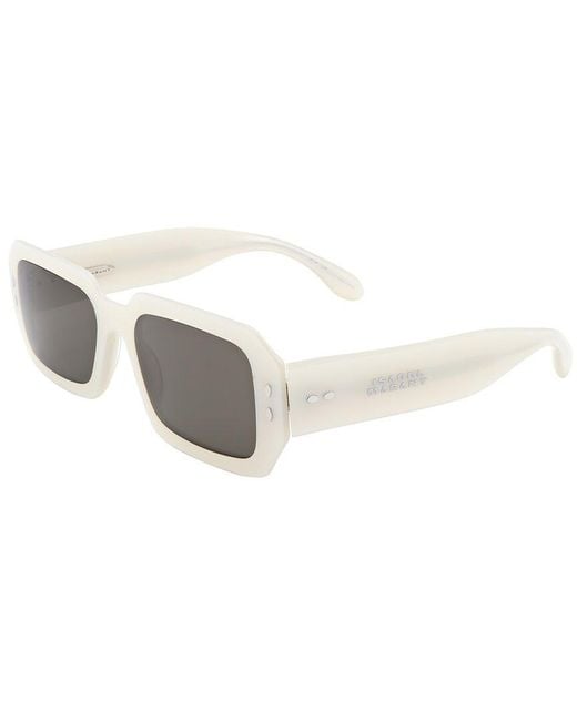 Isabel Marant White 53Mm Sunglasses