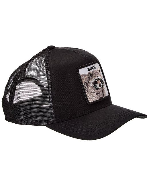 Goorin Bros Black The Bandit Trucker Hat for men
