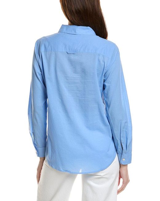 Tommy Bahama Blue Washed Voile Classic Shirt