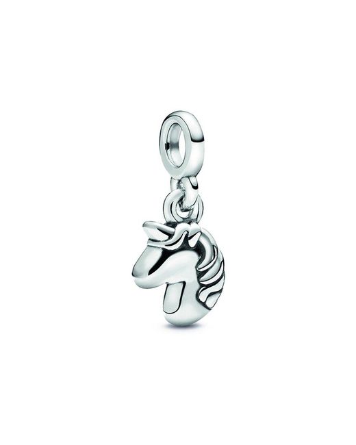 Pandora White Me Silver Unicorn Mini Dangle Charm