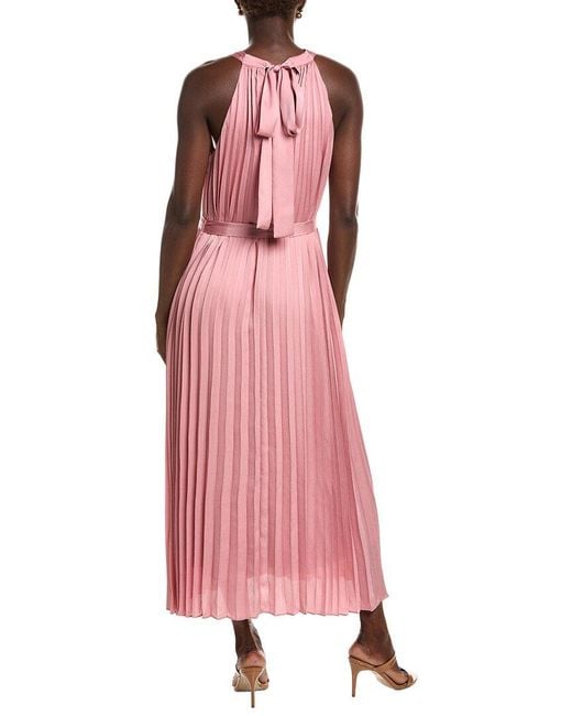 Emanuel Ungaro Pink Susan Halter Maxi Dress