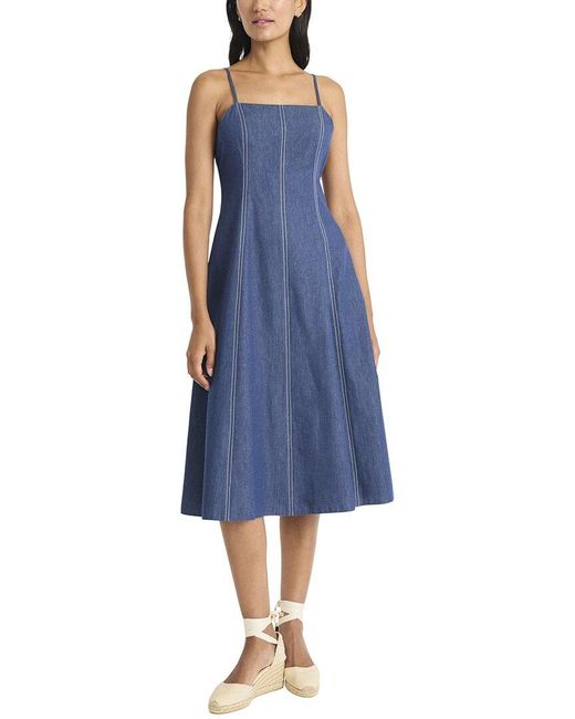 Maggy London Blue Midi Dress
