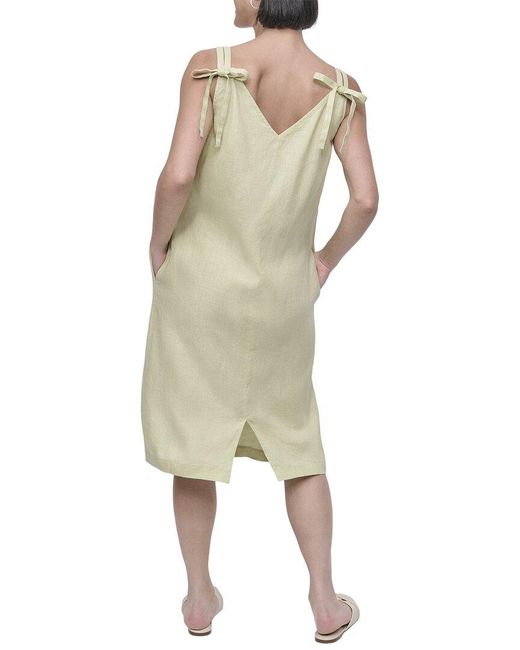 DKNY White Linen Dress