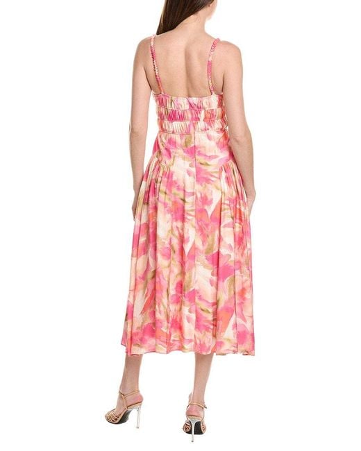 Taylor Pink Sleeveless Maxi Dress