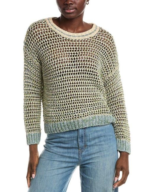 Max Mara Blue Weekend Liuto Linen-Blend Sweater