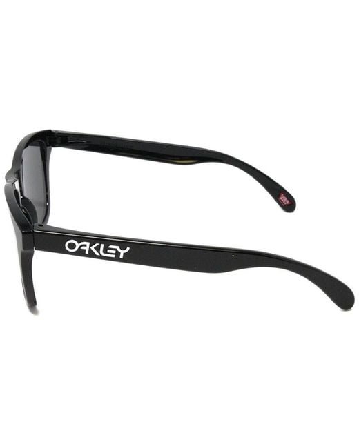 Oakley Black Frogskins 55Mm Sunglasses for men