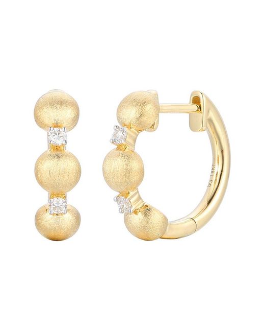 Gregg Ruth Metallic 18K 0.10 Ct. Tw. Diamond Earring