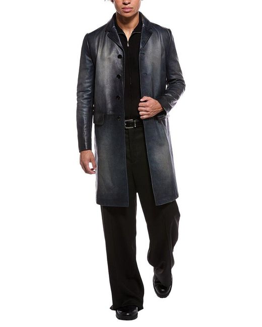 Valentino Black Leather Jacket for men