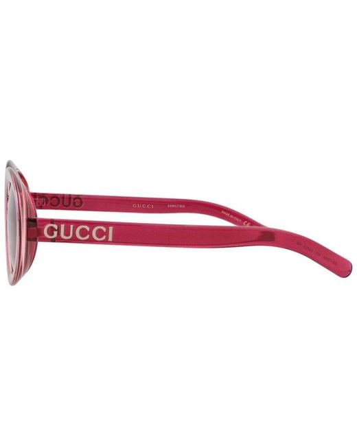 Gucci Red Gg1722Sa 53Mm Sunglasses