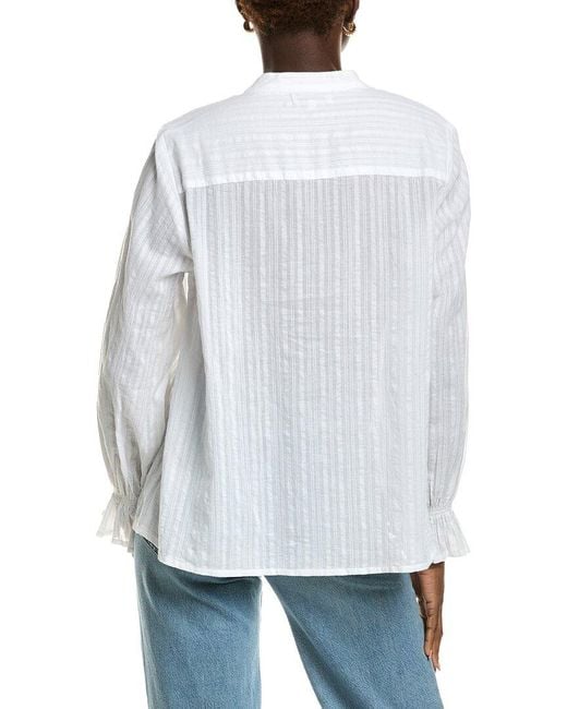 Chaser Brand White Dolphin Button-Down Shirt