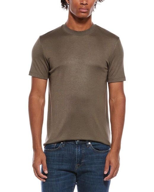 Theory Brown Sarior T-Shirt for men