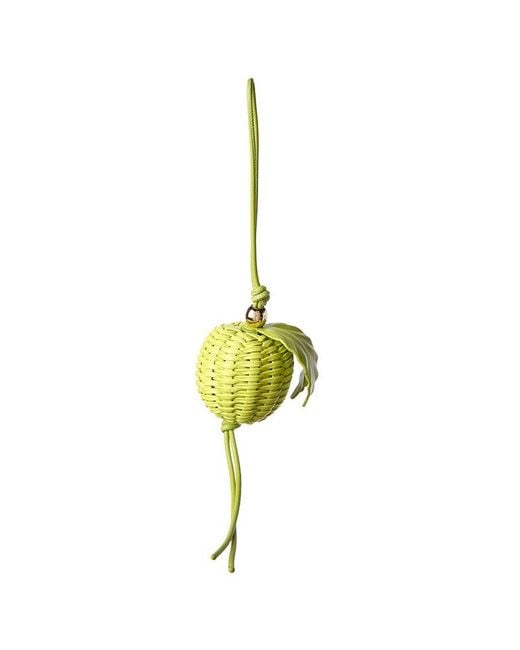 Loewe Metallic Apple Leather Charm
