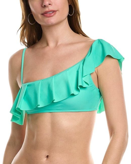 Ramy Brook Green Luna Bikini Top