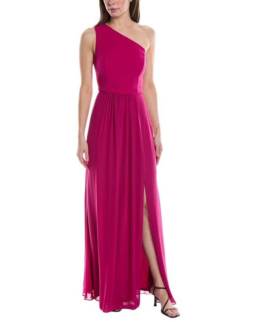 Adrianna Papell Purple Floral Dress