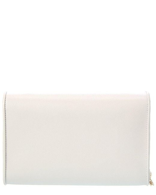 Kate Spade Natural Anna Medium Leather Envelope Clutch