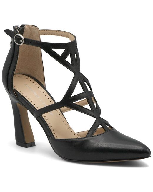 Adrienne Vittadini Black Naslo Pump