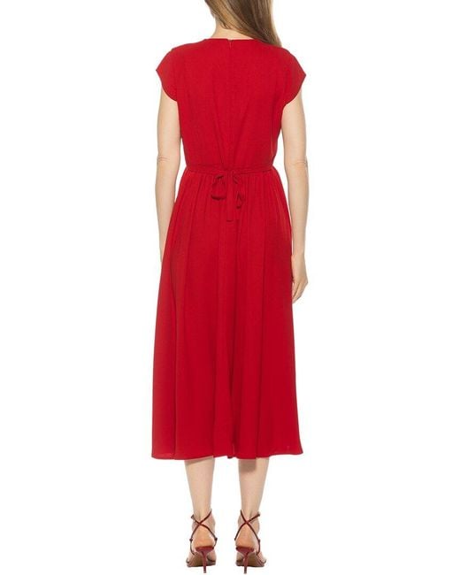 Alexia Admor Red Cassiane A-line Dress