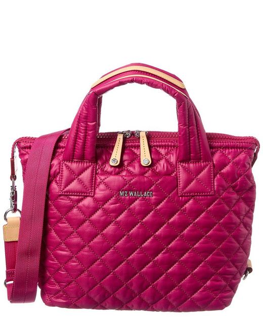 MZ Wallace Pink Sutton Deluxe Small Tote