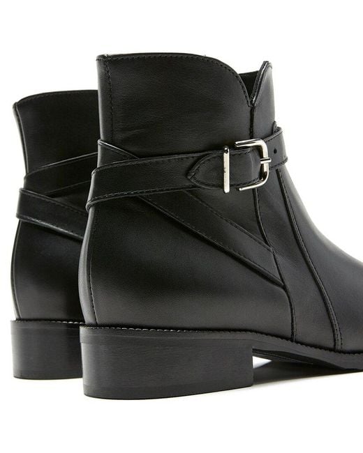 La Canadienne Black Suri Waterproof Leather Bootie