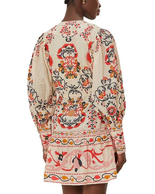 Farm Rio White Mini Dress